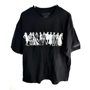 Taylor Swift The Tortured Poets Department Black Tee T-Shirt XXL